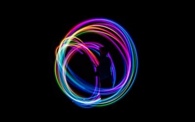 Time-lapse photography of lights