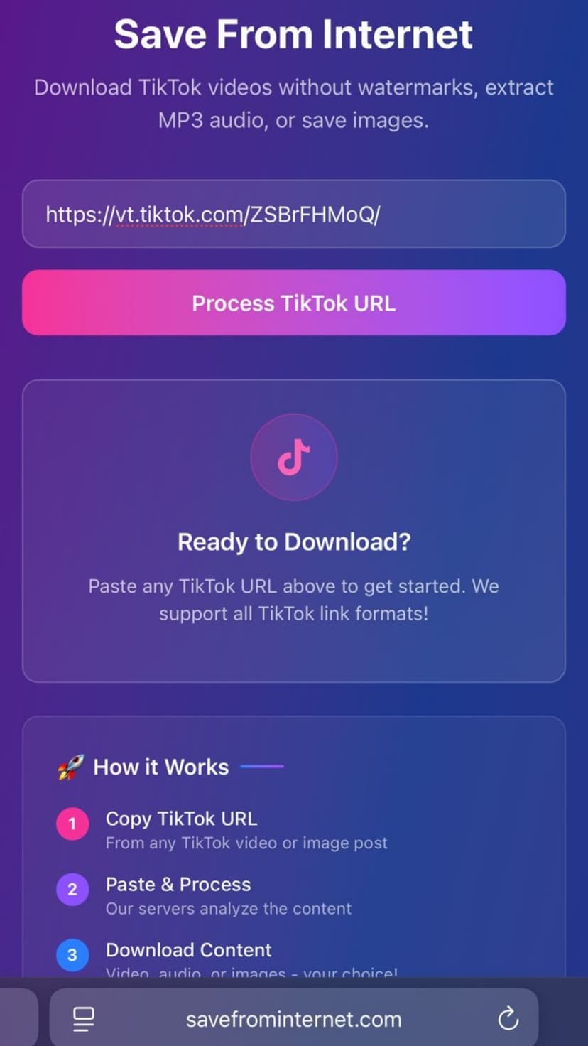 Use Chrome extension for TikTok