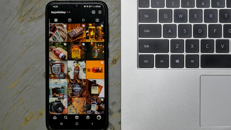 Instagram Reels and videos displayed on a smartphone